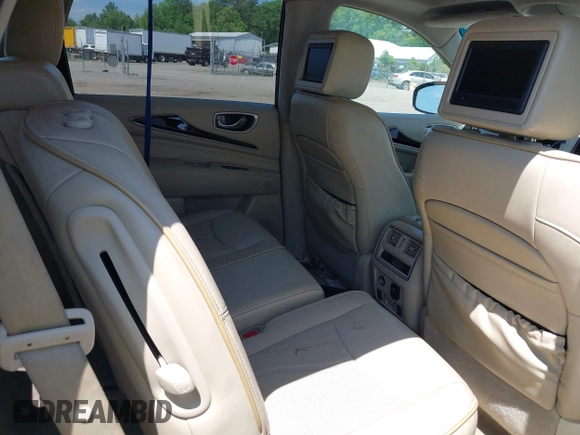 2013 Infiniti JX35 z VIN 5N1AL0MM5DC325543, wystawiony jako IAAI lot #42179986 z przebiegiem 174 743 mil mil oraz . Historia ofert i sprzedaży dostępna na DreamBid. Obrazek 8.