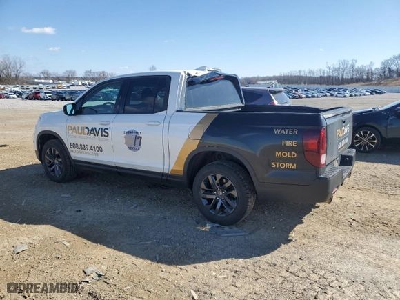 2021 Honda Ridgeline Sport with VIN 5FPYK3F13MB002211, listed as a Copart auction lot 50170995 with 90,591 mi miles and Salvage Title. Bid and sale history available at carsss.com. Image 2.
