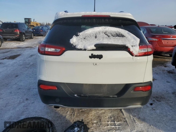2016 Jeep Cherokee Latitude with VIN 1C4PJMCB2GW111981, listed as a Copart auction lot 45676165 with 0 mi miles and Salvage Title. Bid and sale history available at carsss.com. Image 6.