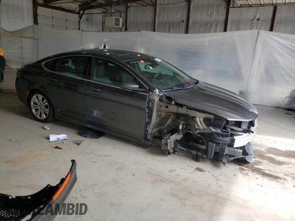 2015 Chrysler 200 Limited with VIN 1C3CCCABXFN588723, listed as a Copart auction lot 53936435 with 120,513 mi miles and Non repairable. Bid and sale history available at DreamBid. Image 4.