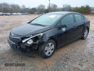 2014 Kia Forte LX with VIN KNAFK4A60E5171921, listed as a IAAI auction lot 41863618 with 105,076 mi miles. Bid and sale history available at carsss.com. Image 2.
