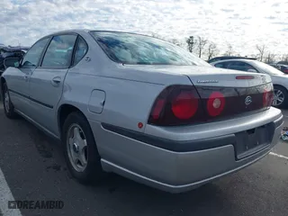 2003 Chevrolet Impala with VIN 2G1WF52E639136361, listed as a IAAI auction lot 41216021 with 135,055 mi miles. Bid and sale history available at carsss.com. Image 3.