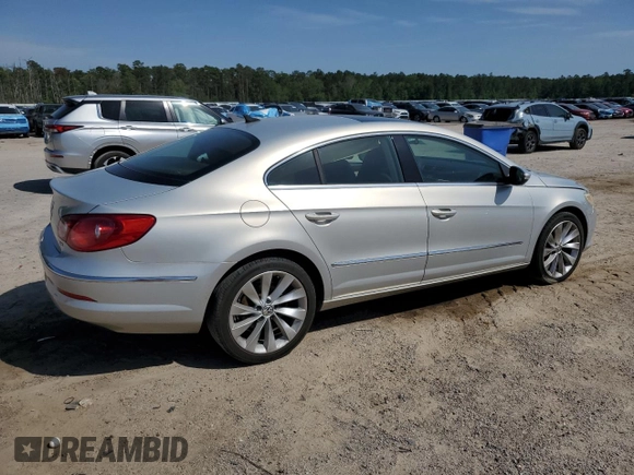 2012 Volkswagen CC Lux Limited Edition with VIN WVWHN7AN7CE508223, listed as a Copart auction lot 56702945 with 121,156 mi miles and Salvage title. Bid and sale history available at DreamBid. Image 3.