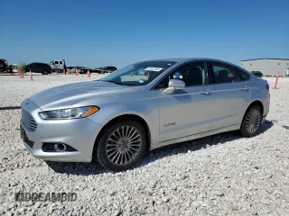 2013 Ford Fusion Titanium Hybrid with VIN 3FA6P0RUXDR375739, listed as a Copart auction lot 52332165 with 162,524 mi miles and Salvage Title. Bid and sale history available at DreamBid. Image 1.