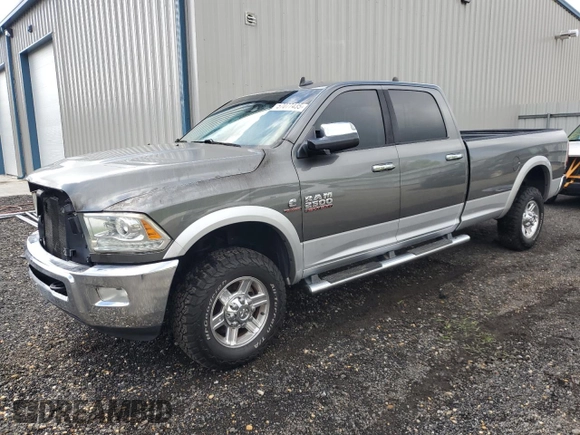 2013 Ram 2500 Laramie с VIN 3C6UR5KL5DG532557, выставлен на аукционе Copart как лот 57077435 с пробегом Не указан миль и Списание • Salvage title. История ставок и продаж доступна на DreamBid. Изображение 1.