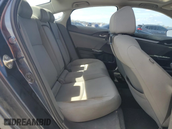 2017 Honda Civic Sedan EX-T with VIN 19XFC1F32HE023971, listed as a Copart auction lot 50158895 with 143,686 mi miles and Salvage Title. Bid and sale history available at carsss.com. Image 10.