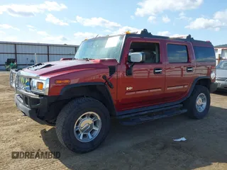 2003 Hummer H2 z VIN 5GRGN23U43H116994, wystawiony jako IAAI lot #42161760 z przebiegiem 201 056 mil mil oraz . Historia ofert i sprzedaży dostępna na DreamBid. Obrazek 2.