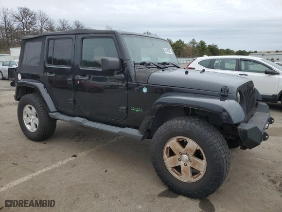 2011 Jeep Wrangler Unlimited Sahara with VIN 1J4HA5H14BL507148, listed as a Copart auction lot 52480325 with 233,835 mi miles and Clean Title. Bid and sale history available at carsss.com. Image 4.