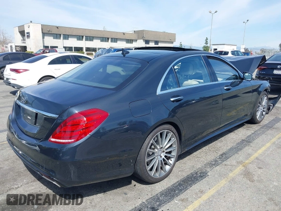 2016 Mercedes-Benz S 550 with VIN WDDUG8CB4GA227288, listed as a IAAI auction lot 41851012 with 71,752 mi miles and . Bid and sale history available at carsss.com. Image 4.