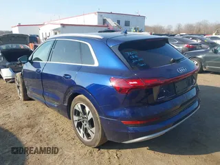 2021 Audi e-tron Premium Plus with VIN WA1LAAGE3MB028896, listed as a IAAI auction lot 41415811 with 39,770 mi miles and . Bid and sale history available at DreamBid. Image 3.