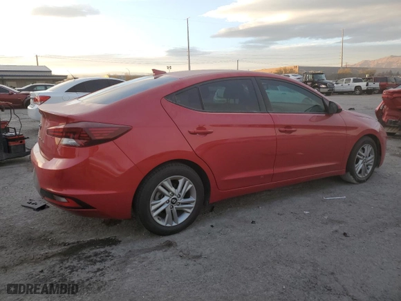 2020 Hyundai Elantra SEL with VIN 5NPD84LF3LH624450, listed as a Copart auction lot 41386135 with 43,105 mi miles and Salvage Title. Bid and sale history available at carsss.com. Image 3.