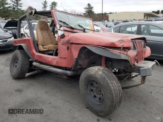 1992 Jeep Wrangler with VIN 2J4FY29S5NJ521790, listed as a Copart auction lot 79385084 with 0 mi miles and Non Repairable. Bid and sale history available at carsss.com. Image 4.