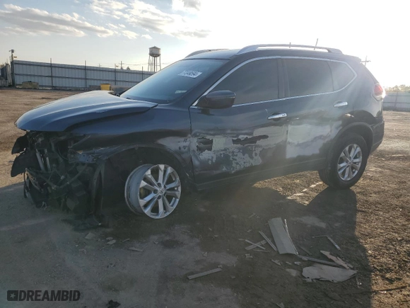 2016 Nissan Rogue S with VIN KNMAT2MV4GP727625, listed as a Copart auction lot 77349594 with 119,291 mi miles and Salvage Title. Bid and sale history available at carsss.com. Image 1.