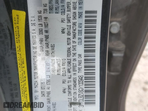 2016 Scion iA z VIN 3MYDLBZV8GY100948, wystawiony jako Copart lot #53285015 z przebiegiem 192 027 mil mil oraz Szkoda całkowita • Salvage title. Historia ofert i sprzedaży dostępna na DreamBid. Obrazek 12.