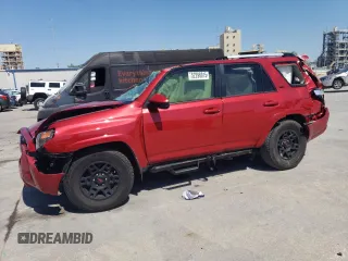 2023 Toyota 4Runner SR5 with VIN JTEEU5JR6P5293495, listed as a Copart auction lot 52296015 with Not provided miles and Salvage title. Bid and sale history available at DreamBid. Image 1.