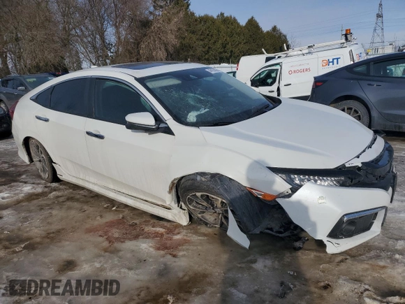 2020 Honda Civic Sedan Touring with VIN 2HGFC1F9XLH100783, listed as a Copart auction lot 46167405 with 144,219 mi miles and Clean Title. Bid and sale history available at carsss.com. Image 4.