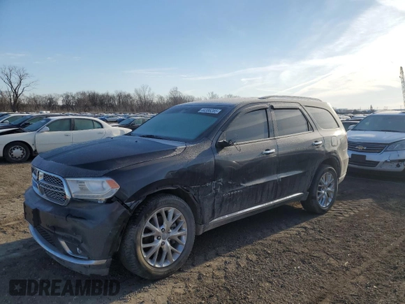 2014 Dodge Durango Citadel with VIN 1C4SDJET1EC468668, listed as a Copart auction lot 44386285 with 83,192 mi miles and Salvage Title. Bid and sale history available at DreamBid. Image 1.