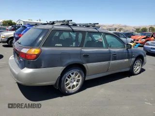 2003 Subaru Legacy Outback VDC with VIN 4S3BH896037629261, listed as a Copart auction lot 65393915 with 25,753 mi miles and Clean title. Bid and sale history available at DreamBid. Image 3.