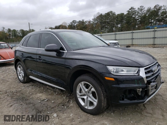 2019 Audi Q5 Premium with VIN WA1ANAFY7K2036987, listed as a Copart auction lot 66939822 with 44,245 mi miles and . Bid and sale history available at DreamBid. Image 1.