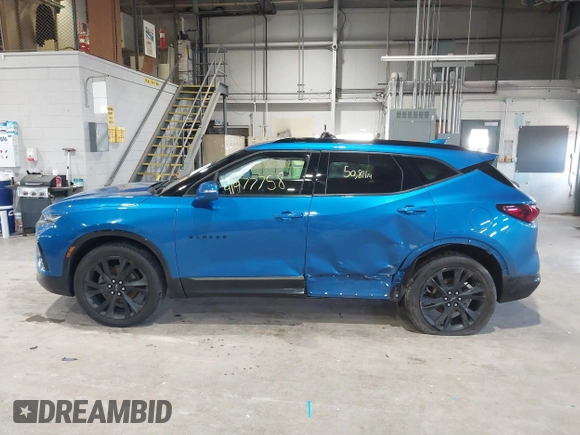 2020 Chevrolet Blazer RS z VIN 3GNKBERS4LS630614, wystawiony jako IAAI lot #41977758 z przebiegiem 50 811 mil mil oraz . Historia ofert i sprzedaży dostępna na DreamBid. Obrazek 14.