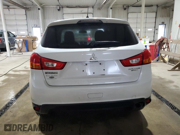 2014 Mitsubishi Outlander Sport ES with VIN 4A4AR3AU3EE003667, listed as a Copart auction lot 52580215 with 198,038 mi miles and Salvage Title. Bid and sale history available at carsss.com. Image 6.