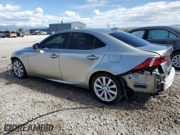 2015 Lexus IS 250 with VIN JTHCF1D21F5018983, listed as a Copart auction lot 57427525 with 129,062 mi miles and Salvage title. Bid and sale history available at DreamBid. Image 2.