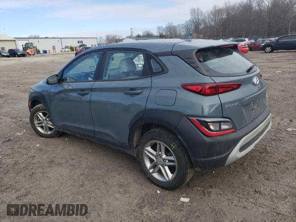 2022 Hyundai Kona SE with VIN KM8K2CAB1NU755691, listed as a Copart auction lot 88602655 with 37,517 mi miles and Salvage Title. Bid and sale history available at carsss.com. Image 2.