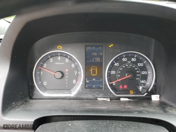 2010 Honda CR-V LX with VIN 5J6RE4H30AL022301, listed as a Copart auction lot 52965945 with 296,178 mi miles and Salvage Title. Bid and sale history available at carsss.com. Image 9.
