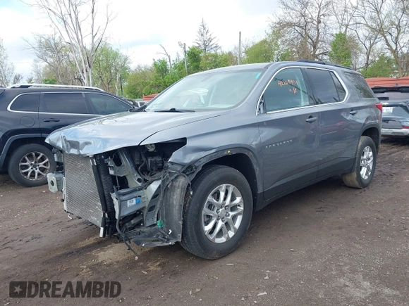 2021 Chevrolet Traverse LT Cloth z VIN 1GNERGKW3MJ157258, wystawiony jako IAAI lot #42169401 z przebiegiem 34 992 mil mil oraz . Historia ofert i sprzedaży dostępna na DreamBid. Obrazek 23.