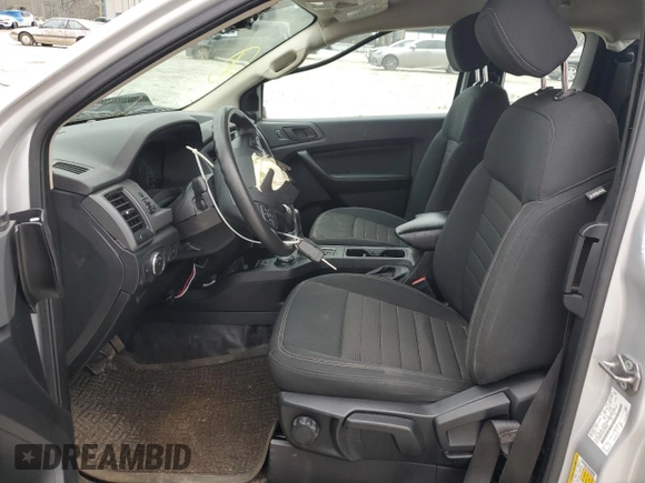 2019 Ford Ranger XL with VIN 1FTER1FH1KLB05050, listed as a Copart auction lot 43399975 with 44,349 mi miles and Salvage Title. Bid and sale history available at DreamBid. Image 7.