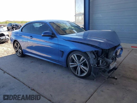 2014 BMW 4 Series 435i with VIN WBA3T3C55EJ876476, listed as a Copart auction lot 61822654 with Not provided miles and Salvage title. Bid and sale history available at DreamBid. Image 4.