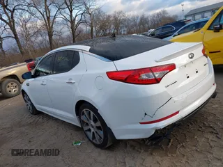 2012 Kia Optima SX with VIN 5XXGR4A68CG014326, listed as a IAAI auction lot 41215375 with 145,172 mi miles and . Bid and sale history available at carsss.com. Image 3.
