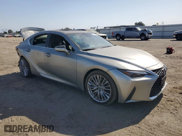 2022 Lexus IS 300 with VIN JTHDA1D28N5122114, listed as a Copart auction lot 59958455 with 32,236 mi miles and Salvage title. Bid and sale history available at DreamBid. Image 4.