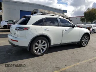2006 Infiniti FX35 with VIN JNRAS08W86X205122, listed as a Copart auction lot 78112114 with 240,862 mi miles and Clean Title. Bid and sale history available at carsss.com. Image 3.