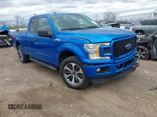 2019 Ford F-150 XL with VIN 1FTEX1EP3KFA11345, listed as a IAAI auction lot 42036915 with 136,608 mi miles. Bid and sale history available at carsss.com. Image 1.