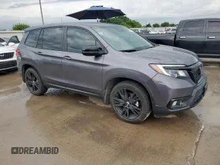2021 Honda Passport Sport with VIN 5FNYF7H23MB014465, listed as a Copart auction lot 60483005 with 46,533 mi miles and Salvage title. Bid and sale history available at DreamBid. Image 4.