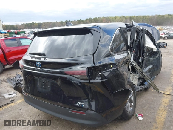 2023 Toyota Sienna XLE z VIN 5TDYSKFC8PS074090, wystawiony jako IAAI lot #41850368 z przebiegiem 44 057 mil mil oraz . Historia ofert i sprzedaży dostępna na DreamBid. Obrazek 4.
