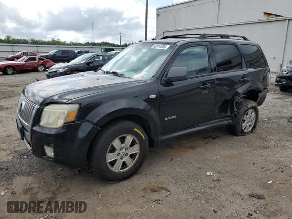 2008 Mercury Mariner z VIN 4M2CU81118KJ29141, wystawiony jako Copart lot #60014865 z przebiegiem 135 905 mil mil oraz Szkoda całkowita • Salvage title. Historia ofert i sprzedaży dostępna na DreamBid. Obrazek 1.