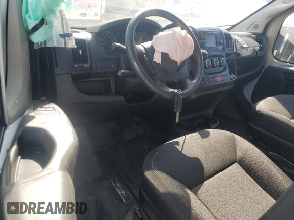 2021 Ram ProMaster Cargo with VIN 3C6LRVBG9ME575955, listed as a Copart auction lot 88149485 with 61,881 mi miles and Salvage Title. Bid and sale history available at carsss.com. Image 8.