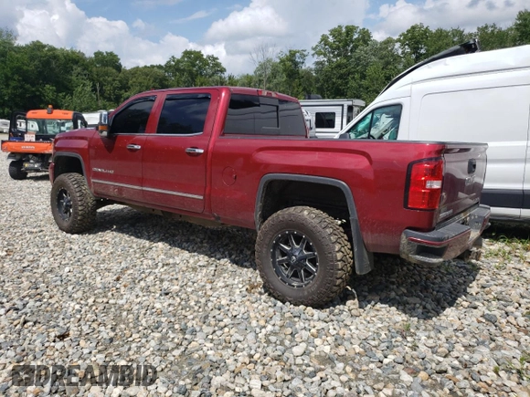 2019 GMC Sierra 3500HD Denali z VIN 1GT42WEY5KF258110, wystawiony jako Copart lot #65333944 z przebiegiem Nie podano mil oraz Szkoda całkowita • Salvage title. Historia ofert i sprzedaży dostępna na DreamBid. Obrazek 2.