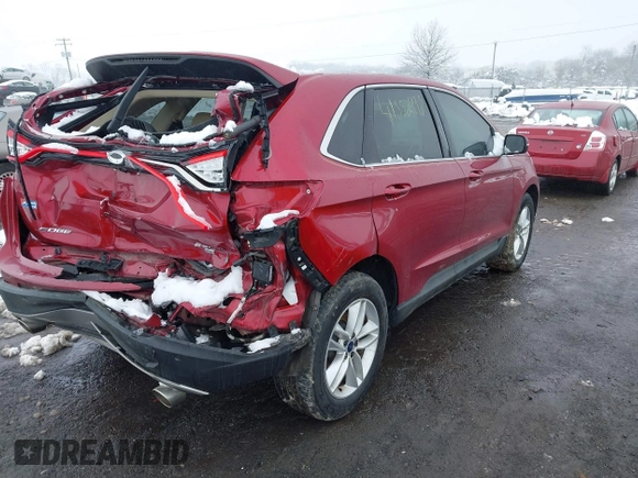 2015 Ford Edge SEL with VIN 2FMTK4J82FBC08483, listed as a IAAI auction lot 41552998 with 124,720 mi miles. Bid and sale history available at carsss.com. Image 4.