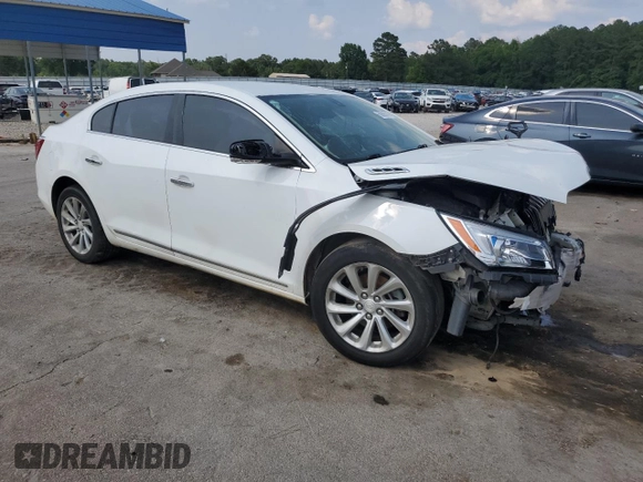 2016 Buick LaCrosse Leather with VIN 1G4GB5G39GF169779, listed as a Copart auction lot 58906245 with 140,639 mi miles and Salvage title. Bid and sale history available at DreamBid. Image 4.