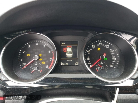 2017 Volkswagen Jetta GLI with VIN 3VW4T7AJ9HM220932, listed as a Copart auction lot 57785105 with 106,123 mi miles and Salvage title. Bid and sale history available at DreamBid. Image 9.