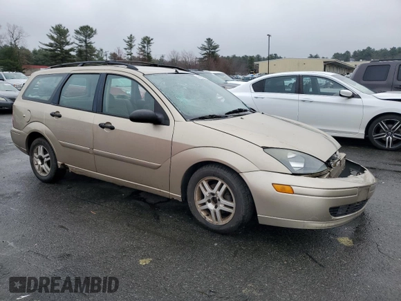 2000 Ford Focus SE with VIN 1FAFP3638YW414974, listed as a Copart auction lot 53040985 with 155,849 mi miles and Salvage Title. Bid and sale history available at carsss.com. Image 4.