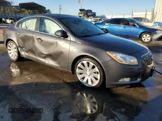 2011 Buick Regal CXL Turbo TO7 with VIN W04G15GV5B1101973, listed as a Copart auction lot 89222875 with 183,069 mi miles and Salvage Title. Bid and sale history available at carsss.com. Image 4.