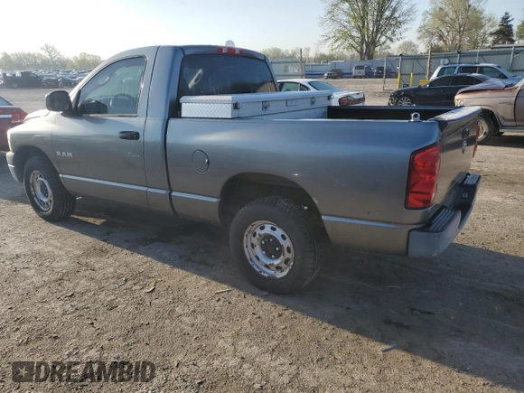 2008 Dodge 1500 ST with VIN 1D7HA16K48J208358, listed as a Copart auction lot 52051155 with 112,143 mi miles and Clean Title. Bid and sale history available at DreamBid. Image 2.