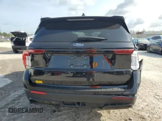 2025 Ford Explorer ST-Line with VIN 1FMUK7KH5SGB97289, listed as a Copart auction lot 58776885 with 985 mi miles and Salvage title. Bid and sale history available at DreamBid. Image 6.