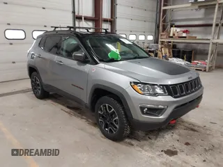 2019 Jeep Compass Trailhawk with VIN 3C4NJDDB0KT712004, listed as a IAAI auction lot 41667570 with 46,408 mi miles and . Bid and sale history available at DreamBid. Image 1.