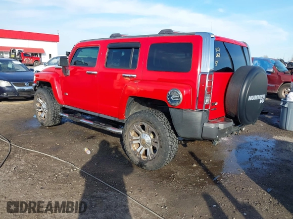 2009 Hummer H3 SUV Alpha with VIN 5GTEN13L398145561, listed as a IAAI auction lot 41232458 with 153,543 mi miles. Bid and sale history available at carsss.com. Image 3.