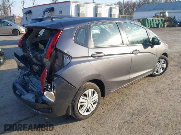 2019 Honda Fit LX with VIN 3HGGK5H43KM706622, listed as a IAAI auction lot 41840886 with 37,962 mi miles. Bid and sale history available at carsss.com. Image 4.
